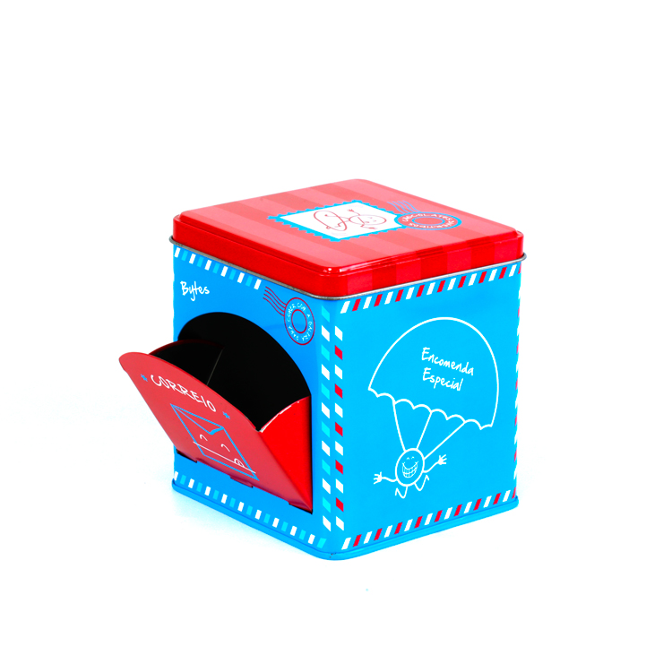 Mailbox Shaped Biscuit Tin Can